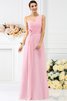 Robe demoiselle d'honneur longue plissé manche nulle avec fronce en chiffon - 22