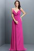 Vestido de Dama de Honor de Corte-A de Corte princesa de Cremallera de Plisado - 11