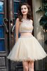Robe fête de la rentrée courte ligne a 2 pice avec perle de princesse - 5