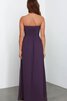 Abito da Damigella in Chiffon Elegante Lungo A-Line senza spalline - 2