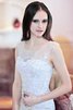 Abito da sposa a sala con piega speciale coda a strascico corto schiena nuda sirena - 2