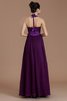 Robe demoiselle d'honneur naturel a-ligne avec ruban dénudé ceinture - 35
