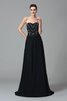 Robe de bal longue solennelle col en forme de cœur de princesse avec perle - 1