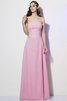 Vestido de Dama de Honor de Corte-A de Largo de Escote sin tirantes de Plisado - 23