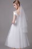 Abito da sposa giunonico in tulle senza strap senza maniche favola con bottone - 2