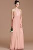 Prinzessin Normale Taille Reißverschluss Neckholder Chiffon Brautjungfernkleid - 26