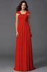 Robe demoiselle d'honneur longue de princesse de lotus avec sans manches ligne a - 26