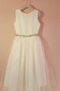 Robe de cortège enfant plissage naturel col ras du cou de col bateau de lotus - 2