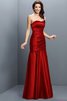 Robe demoiselle d'honneur longue ruché de princesse ligne a en satin - 22