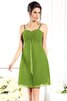 Robe demoiselle d'honneur bref en chiffon ligne a fermeutre eclair avec sans manches - 14