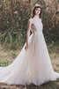 Robe de mariée en satin de princesse populaire longue classique - 1