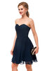 Robe demoiselle d'honneur a plage ruchés longs a salle intérieure glamour naturel - 6