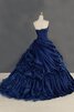 Abito quinceanera senza maniche ball gown bello a terra colorato principessa - 5