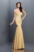Chiffon Plissiertes Bodenlanges Brautjungfernkleid mit Herz-Ausschnitt mit Empire Taille - 6