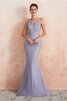 Leuchtenden Halle Perlenbesetztes Pompöse Ballkleid mit Kristall - 6
