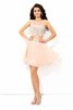 Robe de bal bref sexy de princesse fermeutre eclair manche nulle - 3