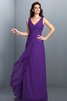 Robe demoiselle d'honneur longue plissage ligne a avec chiffon grandes bretelles - 24