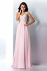 Normale Taille Chiffon Formelles Abendkleid mit Applikation ohne Ärmeln - 5