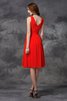 Abito da Damigella Naturale Principessa in Chiffon A-Line Cerniera - 30