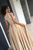 Vestido de Fiesta de Corte princesa de Escote con cuello Alto de Cremallera - 2