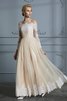 Abito da sposa in tulle con piega carina sogno a-line fuori dalla spalla - 6