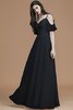 Normale Taille Prinzessin Spaghetti Träger A Linie Bodenlanges Brautjungfernkleid - 9