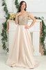 Elegante Vestido de Fiesta de Largo de Moda con Perlas - 2