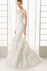 Abito da Sposa a Sala in Pizzo Schiena Nuda Lungo Moderno All Aperto - 1