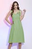 Robe demoiselle d'honneur plissé avec chiffon au drapée grandes bretelles a-ligne - 24