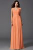 Robe demoiselle d'honneur longue de princesse de lotus avec sans manches ligne a - 19