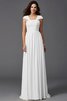 Robe demoiselle d'honneur longue de princesse de lotus avec sans manches ligne a - 28