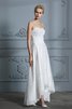 Wunderbar Romantisches Besonderes Brautkleid mit Natürlicher Taille mit Knöpfen - 5
