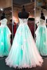 Elegante Vestido de Cóctel de Escote Corazón de De moda de Flores - 2