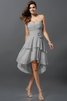 Prinzessin Ärmelloses Empire Taille Kurzes Rocklänge-asymmetrisches Brautjungfernkleid - 27
