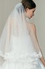 Ärmelloses a linie Satin langes bodenlanges Brautkleid mit Applikation - 4