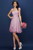 Abito da Damigella in Chiffon con Piega Conotta A-Line Principessa - 21