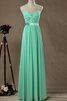 Robe demoiselle d'honneur simple ceinture de lotus fermeutre eclair manche nulle - 1