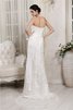 Sencillo Vestido de Novia de Apliques de Cremallera de Imperio Cintura - 2