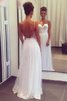 Robe de mariée fourreaux plissés de col en cœur sucré naturel longue - 1
