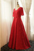 Ehrenvoll Halle Pompöse Bodenlanges Brautkleid mit Schleife - 5