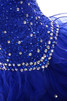 Robe de bal pailleté serieuse romantique larges bretelles de col en cœur - 3