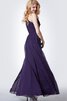 Robe demoiselle d'honneur delicat plissage en chiffon manche nulle ruché - 6