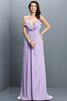 Vestido de Dama de Honor de Corte-A de Corte princesa de Cremallera de Plisado - 19