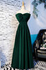Robe demoiselle d'honneur délicat ruchés plongeants de bustier naturel longue - 3