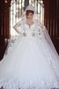 Vintage Schulterfreier Ausschnitt Tüll Duchesse-Linie Extravagantes Brautkleid - 3