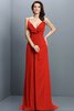 Vestido de Dama de Honor de Corte-A de Corte princesa de Cremallera de Plisado - 23
