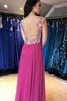 Ausgezeichnet Attraktives Bodenlanges Ballkleid aus Dehnbarer Satin aus Chiffon - 3