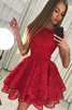 Vestido de Homecoming de Corte-A de Sin mangas de Corto de Especial - 1
