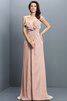 Vestido de Dama de Honor de Corte-A de Corte princesa de Cremallera de Plisado - 21