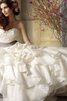 Robe de mariée avec ruban fermeutre eclair avec sans manches de bustier ceinture - 4